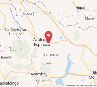 Map of Santa María Nativitas, México