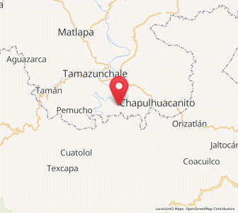 Map of Santa María Picula, San Luis Potosí
