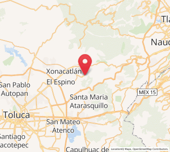 Map of Santa María Tlalmimilolpan, México