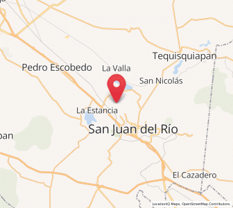 Map of Santa Matilde, Querétaro