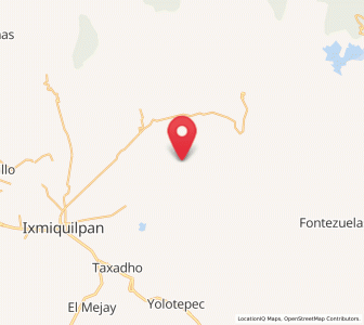Map of Santa Teresa Daboxtha, Hidalgo