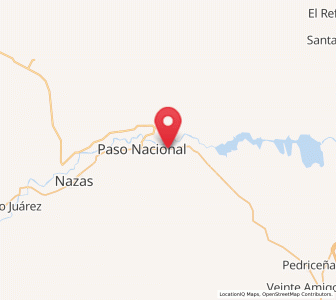 Map of Santa Teresa de la Uña, Durango