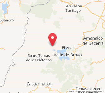 Map of Santa Teresa Tiloxtoc, México