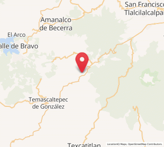 Map of Santanas, México