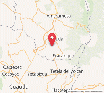 Map of Santiago Mamalhuazuca, México