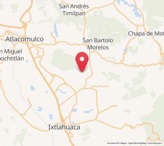 Map of Santiago Yeché, México