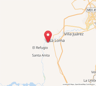 Map of Sapioris, Durango