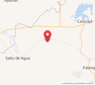 Map of Saturnino Ríos, Chiapas