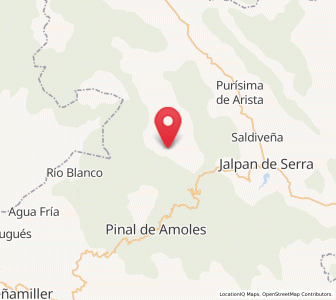 Map of Sauz de Guadalupe, Querétaro