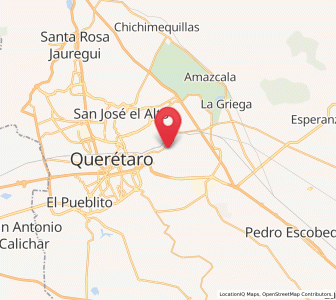 Map of Segundo Barrio de Dolores, Querétaro