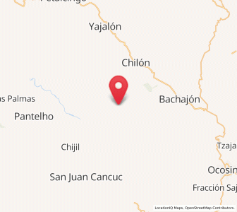 Map of Sitalá, Chiapas