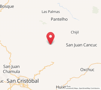 Map of Sivactel, Chiapas
