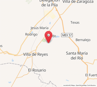 Map of Socavón (El Carmen), San Luis Potosí