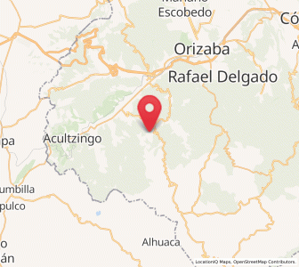 Map of Soledad Atzompa, Veracruz