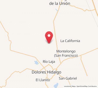 Map of Soledad Nueva, Guanajuato