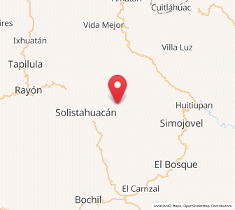 Map of Sonora, Chiapas