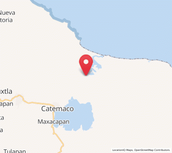 Map of Sontecomapan, Veracruz