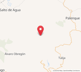 Map of Suclumpa, Chiapas