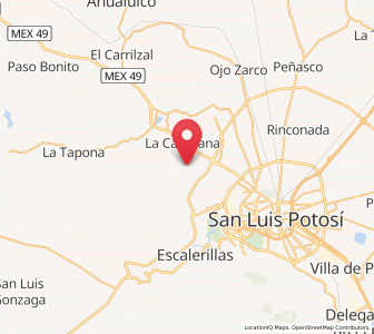 Map of Suspiro Picacho, San Luis Potosí