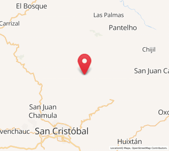 Map of Suyalhó, Chiapas