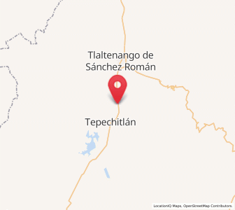 Map of Talesteipa, Zacatecas