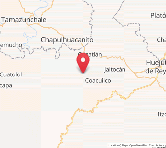 Map of Talol, Hidalgo