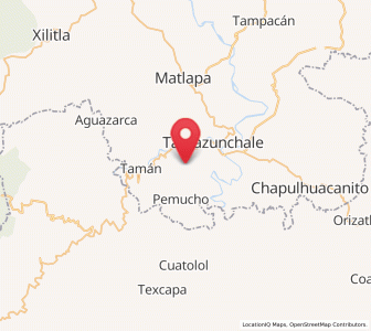 Map of Tamacol, San Luis Potosí