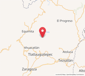 Map of Tamalayo, Puebla