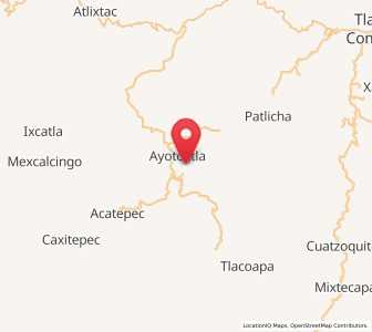 Map of Tamaloya, Guerrero