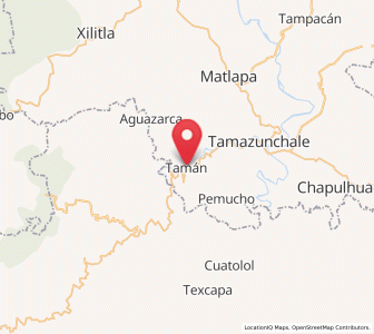 Map of Tamán, San Luis Potosí