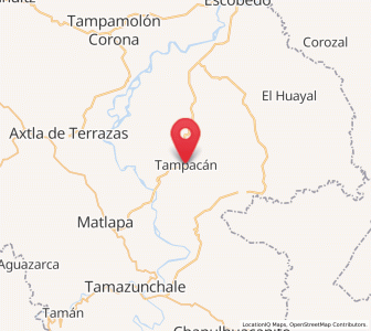 Map of Tampacán, San Luis Potosí