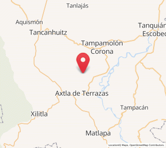 Map of Tampochocho, San Luis Potosí