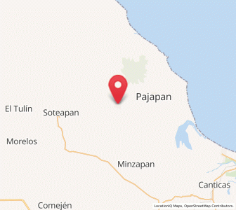 Map of Tatahuicapan, Veracruz