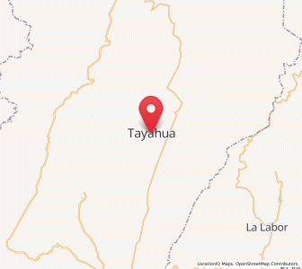 Map of Tayahua, Zacatecas