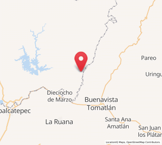 Map of Tazumbo, Jalisco