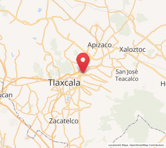 Map of Tecolotla, Tlaxcala