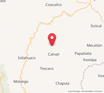 Map of Tecpaco, Hidalgo