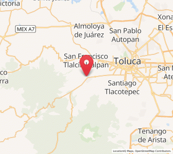 Map of Tejalpa, México