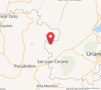 Map of Tejocote de Calera, Guanajuato