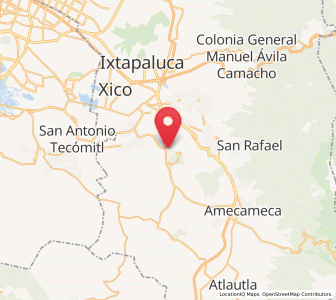 Map of Temamatla, México