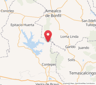 Map of Temascales (El Jacal), Michoacán