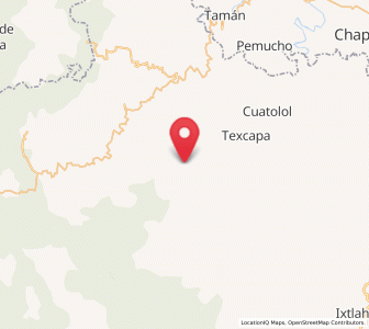 Map of Tenango, Hidalgo