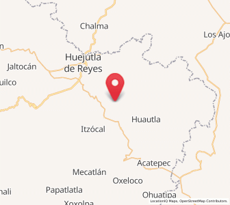 Map of Tenexco II, Hidalgo