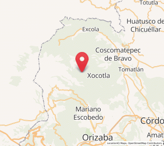 Map of Tenixtepec, Veracruz