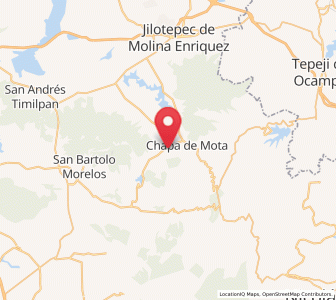 Map of Tenjay, México