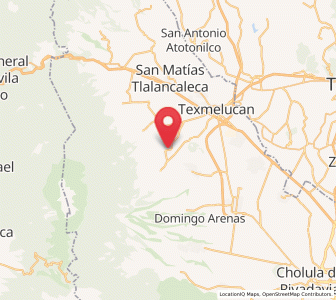 Map of Teotlaltzingo, Puebla