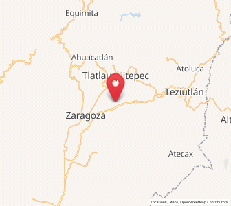 Map of Tepeteno de Iturbide, Puebla