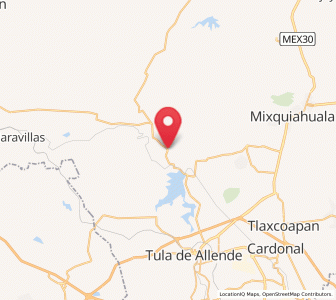 Map of Tepetitlan, Hidalgo