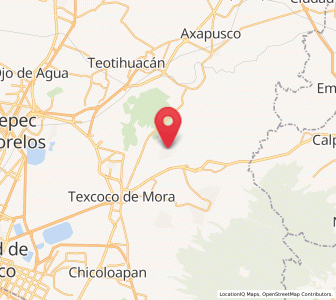 Map of Tepetlaoxtoc de Hidalgo, México