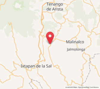 Map of Tepetzingo, México